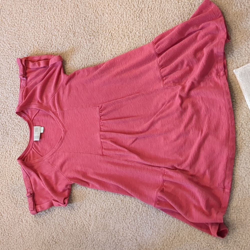 Anthropologie Mini Pink Dress